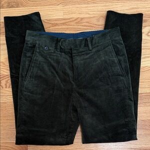 Bonobos Dark Green Corduroy Pants